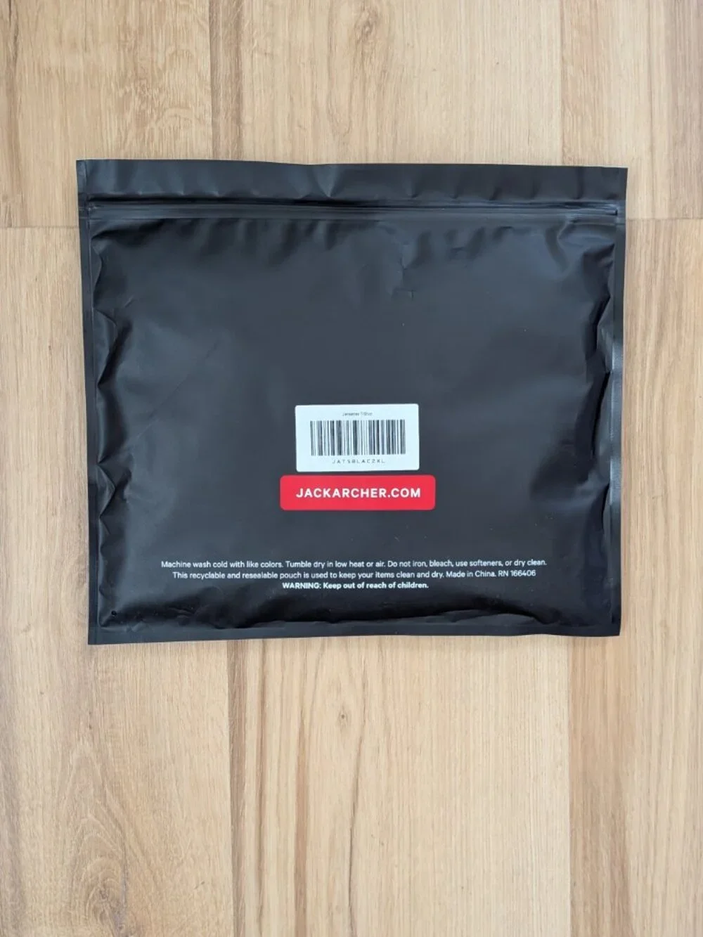 New Jack Archer Jetsetter T-Shirt 2XL Black Crewneck Stretch Performanc - Picture 4 of 5